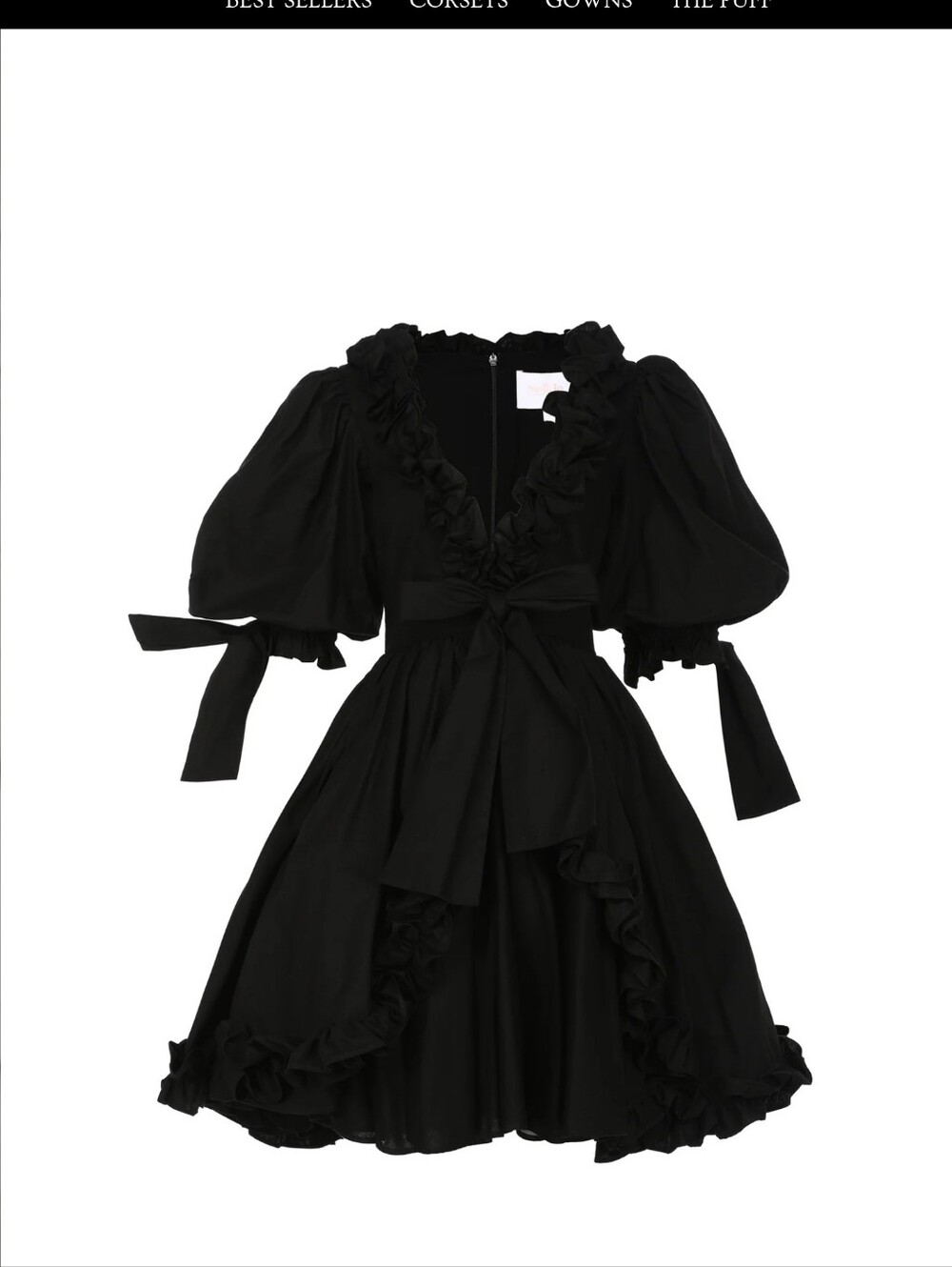 Selkie Black Caviar Dress Xl - Picture 5 of 10